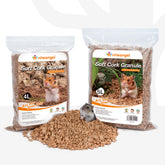 Niteangel艾特 橡木軟木粒倉鼠挖掘無塵墊料金絲熊籠子造景用品