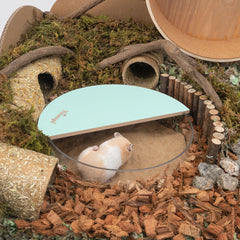 Niteangel艾特 混合版沙漠沙純沙漠沙倉鼠浴沙金絲熊通心粉洗澡沙吸尿除臭