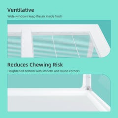 Niteangel艾特疊疊樂玻璃倉鼠籠子可疊加金絲熊亞克力